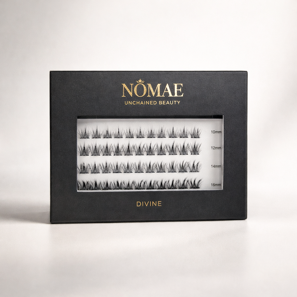 Faux Cils Press-On Noir “Divine” NÔMAE BEAUTY